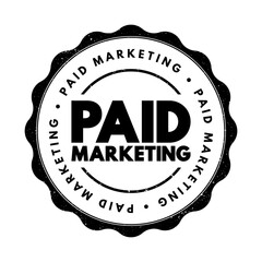 Poster - paid marketing - method where companies pay a publisher each time someone clicks or views their ads,