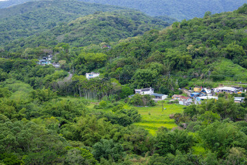 Sticker - Beautiful mountain landscape in Hualien Taroko of Taiwan