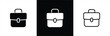 Briefcase icon. Briefcase icon sign and symbol. Vector illustration.