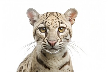 Poster - Cheetah kitten isolated on white background
