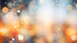 Beautiful festive bokeh and specs of light on the colorful background.