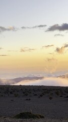 Wall Mural - sunset on the Mountain 
