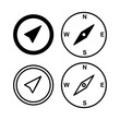 © zo3listic - Compass icon vector. navigation icon