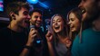 © Karen - people singing in nightclub