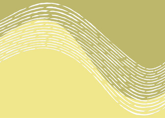 Poster - Minimalist background with curved sketchy lines pattern