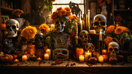 Altar Tradicional de Día de Muertos