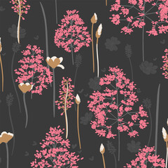 floral abstract pattern suitable for textile and printing needs