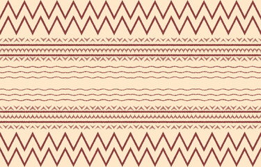 Ethnic abstract ikat art. Aztec ornament print. geometric ethnic pattern seamless  color oriental.  Design for background ,curtain, carpet, wallpaper, clothing, wrapping, Batik, vector illustration.