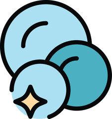 Poster - wash dish icon outline vector. liquid detergent. cleaner product color flat