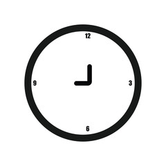 Wall Mural - clock icon vector