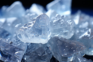 Fototapete - macro photograph capturing the sparkle of granulated sugar crystals, highlighting their texture and purity.  Generative AI technology.