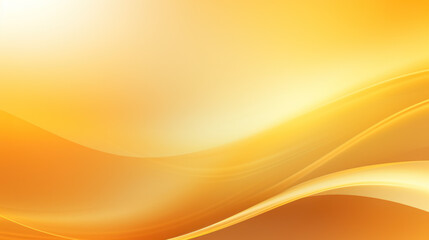 Poster - Orange background with a wave design.
