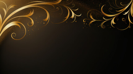 Poster - Orange background with a wave design.
