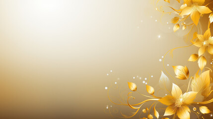 Poster - Orange background with a wave design.