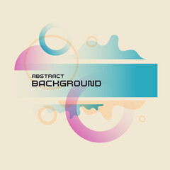 Poster - Abstract background with simple elements. An image with a composition of geometric elements and shapes.