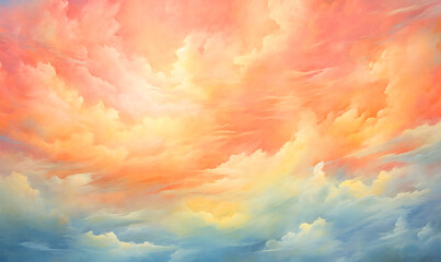 abstract celestial painting