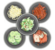 korean side dish illustrations