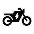 Electric, motorcycle, motorbike icon