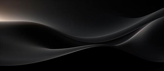 Poster - Black abstract background with space for text at night