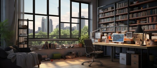Fototapete - Home office