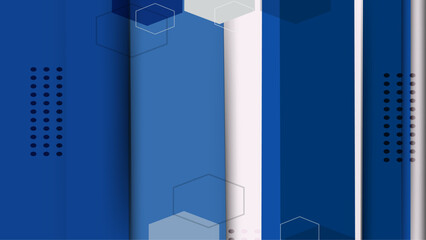 Wall Mural - Blue white abstract background