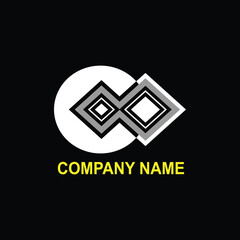 Fototapete - Simple Business  Logo. CMYK color mode. Free font used. Vector EPS file.