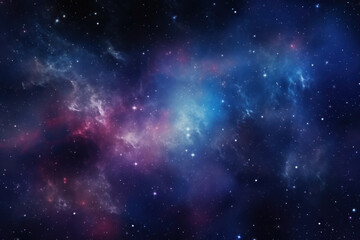 Wall Mural - universe. space, night sky with stars.png
