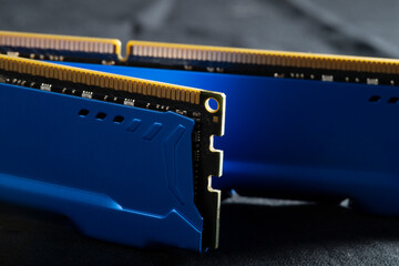 RAM for the computer.Assembling a personal computer for work.