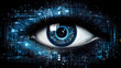 © Jay - the thought-provoking realm of modern surveillance and digital security with a striking concept image that unveils the Big Brother electronic eye a symbol of global surveillance and network protection