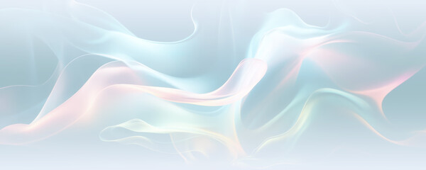 Wall Mural - Pastel Colors Waves Background