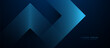 © pickup - Dark blue abstract background with glowing triangle geometric lines. Modern shiny blue lines pattern. Futuristic technology concept. Vector illustration