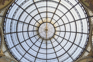 Wall Mural - Milan, in Italy, the galleria Vittorio Emanuel, in the historic center
