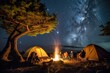 © mindscapephotos - Camping under the stars