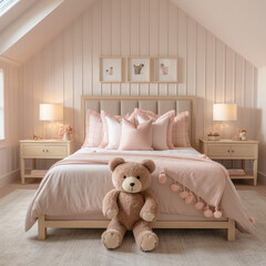 Canvas Print - Interior of children's bedroom