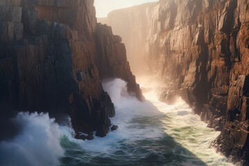 Canvas Print - Ocean Cliffs