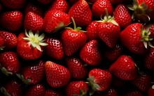 Fresh Strawberry. Generative AI