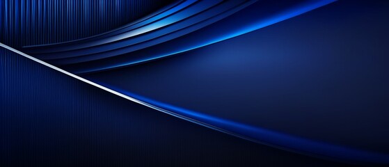 Aufkleber - 3D Abstract background. Blue and black light curves in wallpaper. Future automotive and development concepts. 3d Rendering, Illustration, Innovation, Development, Identity, Internet