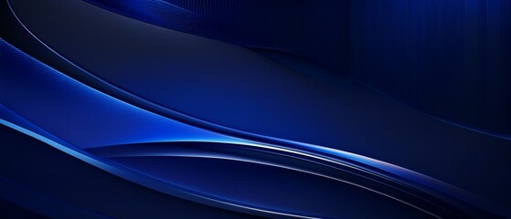 Aufkleber - 3D Abstract background. Curves of blue and black light in wallpaper. technology innovation development concept. 3d Rendering, Illustration, Innovation, Development, Identity, Internet