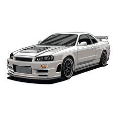 jdm car vector vector design