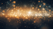 Beautiful And Dazzling Particle Light Effect Background

