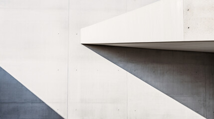 Geometric architecture detail modern concrete white structure building abstract concrete architecture background building concrete balcony construction middle east.