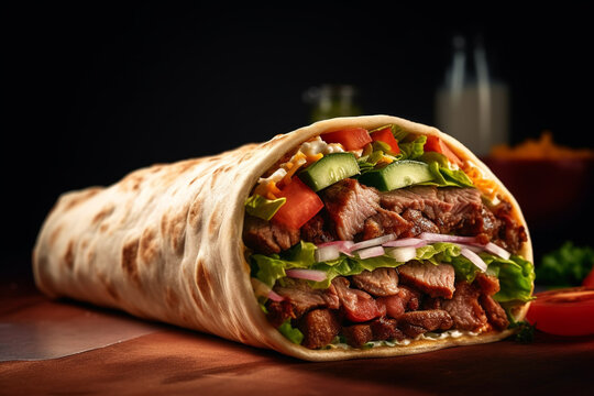 Wall Mural -  - Delicious Turkish doner kebab