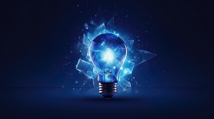 neon lamp, dark background. ai generation
