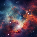 Fototapeta Sypialnia - stars, space, suns , astronomy, universe, and planets background, wallpapers. AI generated.