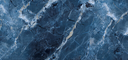 blue dark marble texture for background