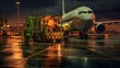 Night Rain Check: Preparing for Departure Amidst the Storm