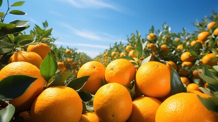 Wall Mural - Background perfect oranges