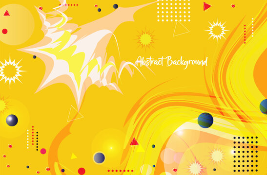 Abstract colorful background with shapes and geometric elements. Vector illustration for your design.