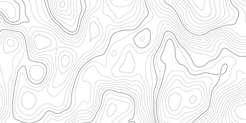 abstract topographic contours map background. topography white wave lines vector background. topogra