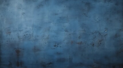 Aufkleber - Generative AI : Empty old dark blue cement wall texture backgrounds